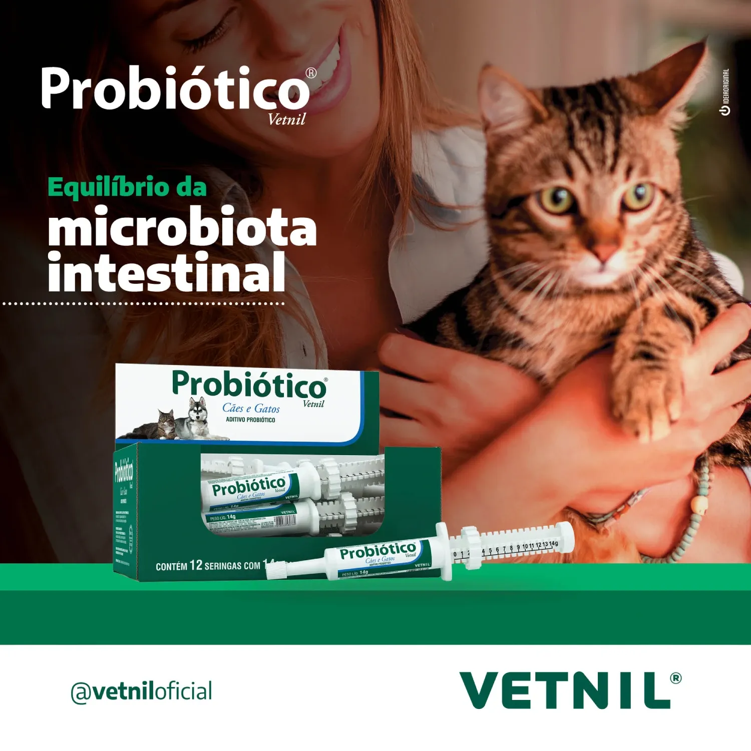 Probiótico para Cães e Gatos Vetnil